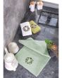 Dárkový set froté ručníků OLIVOVÝ VĚNEČEK, zelený s výšivkou, 30x50cm, 3ks