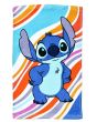 Dětský froté ručník LILO A STITCH MALÝ ROŠŤÁK, modrý, 30x50cm