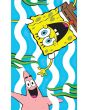 Dětský froté ručník SPONGEBOB ZÁBAVA V MOŘI, modrý, 30x50cm