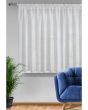 Kusová záclona organzová REBECCA, s řasicí páskou, jednobarevná bílá, (více rozměrů)