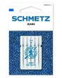 Strojové jehly SCHMETZ 130/705 H-J VFS 110 JEANS / DENIM, balení 5 kusů