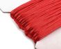 Pletací saténová příze / šňůra 310022/14 červená, jednobarevná, 2mm, 25 metrů