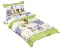 Dětské povlečení do postýlky SAFARI ZELENÉ, bavlna hladká, 90x135cm + 45x60cm