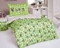 Dětské povlečení Matějovský KRTEK NA LOUCE (Krteček), zelené, bavlna hladká, 140x200cm + 70x90cm
