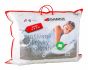 Prošívaný antibakteriální polštář Dadka EXCLUSIVE SILVER z dutého vlákna, bílý (více rozměrů, hmotností)