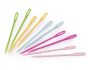 Jehly plastové tupé na vlnu / vyšívání 75mm 020735, mix barev, 10 kusů