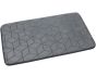 Koupelnová předložka mikrovlákno SUMBA, tmavě šedý geometrický vzor, 45x75cm