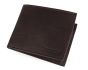 Pánská kožená peněženka 810513/01, tmavě hnědá, matná, 10 x 12 x 2,5 cm