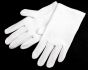Pánské bavlněné společenské (taneční) rukavičky, 720804, bílé, uni velikost