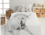 Povlečení Matějovský GALUS, bílý kůň, bavlna hladká digitál, 140x200cm + 70x90cm