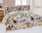 Povlečení Matějovský JOSEF LADA VELIKONOCE, bílé a barevné, bavlna hladká digitál, 140x200cm + 70x90cm