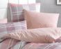 Povlečení MARK RŮŽOVÉ, kárované, bavlna hladká, 140x200cm + 70x90cm