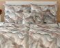 Povlečení Matějovský AMEDE, mramorový vzor, béžové, bavlna hladká, digitál, 140x200cm + 70x90cm