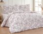 Povlečení Matějovský CLAUDIA, květinový vzor, bílé, mako jersey, (více rozměrů)