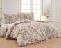 Povlečení Matějovský CLEMENTINE, béžové a hnědé listy, bavlna hladká, 140x200cm + 70x90cm