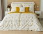 Povlečení Matějovský FABIEN, květinový vzor, žluté (více materiálů, rozměrů)