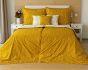 Povlečení Matějovský FABIEN, květinový vzor, žluté (více materiálů, rozměrů)