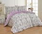 Povlečení Matějovský FABIEN VIOLET, rostlinný motiv, fialové, bavlna hladká (více rozměrů)