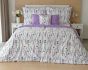 Povlečení Matějovský FABIEN VIOLET, rostlinný motiv, fialové, bavlna hladká (více rozměrů)
