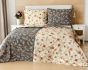 Povlečení Matějovský FILIPPA, květinový vzor, béžová / šedá (více materiálů, rozměrů)