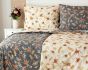Povlečení Matějovský FILIPPA, květinový vzor, béžová / šedá (více materiálů, rozměrů)