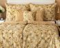 Povlečení Matějovský JOANNA, květy a kostička, béžová (více materiálů, rozměrů)
