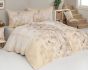 Povlečení Matějovský JULIA, béžová, bavlna hladká digitál, 140x200cm + 70x90cm