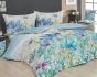 Povlečení Matějovský KENZIE, květinový vzor, modré, bavlna hladká digitál (více rozměrů)