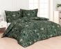 Povlečení Matějovský LIVIA, listy, tmavě zelená, bavlněný satén digitál, 140x200cm + 70x90cm