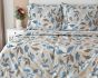 Povlečení Matějovský MARION, květinový vzor, modro-béžové (více materiálů, rozměrů)