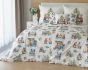 Dětské povlečení Matějovský WINTER STORIES vánoční, zvířátka ve vánoční čas, bavlna hladká (více rozměrů)