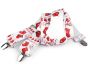 Šle unisex VÁNOČNÍ - PONOŽKA, délka 120cm, šíře 3,5cm, tvar Y, červeno-bílé, 650376/01