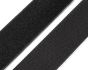 Suchý zip háček + plyš samolepící 070202 černý, šířka 5cm (v metráži)