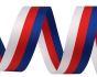 Taftová stuha TRIKOLORA CZ / Česká republika, šíře 3cm (stuha v metráži)