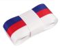 Taftová stuha TRIKOLORA CZ / Česká republika, šíře 5cm (stuha v metráži)