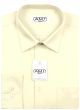 Pánská košile AMJ jednobarevná JD016, smetanová, dlouhý rukáv