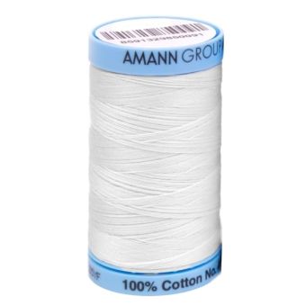 Univerzální šicí nit  Amann TRIANA 50 bavlněná, bílá 2000, návin 400m 
