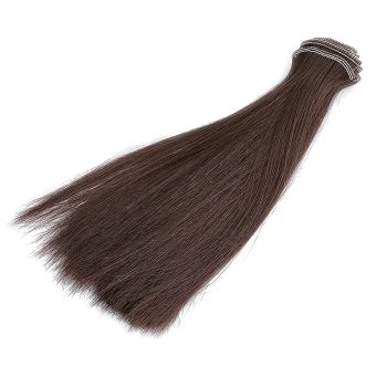 Paruka / vlasy pro panenky 800899/2 hnědá, délka vlasů 20cm, návin 1m