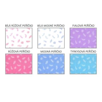 Péřová přikrývka PEŘÍČKO (více rozměrů, variant)