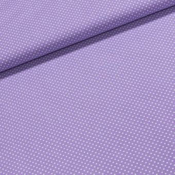 Bavlněné plátno Jolana JO004/13 bílý puntík na fialové 2 mm, š.150cm (látka v metráži)