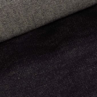 Bavlněná riflovina (denim, džínovina) černá č.8, klasická, š.160cm, 420 g/m2, 100% bavlna (látka v metráži)
