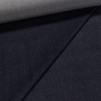 Bavlněná riflovina (denim, džínovina) modrá, klasická, š.160cm, 340 g/m2, 100% bavlna (látka v metráži)