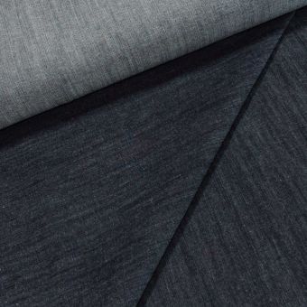Bavlněná riflovina (denim, džínovina) modrá žíhaná č.7, klasická, š.160cm, 380 g/m2, 100% bavlna (látka v metráži)