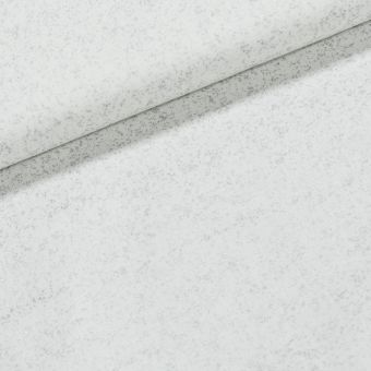 Bavlněné plátno vánoční 2112201-06, stříbrné třpytky na bílé, š.150cm (látka v metráži)