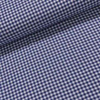 Bavlněný kanafas SOFI 0,5x0,5cm modrý, š.140cm (látka v metráži)