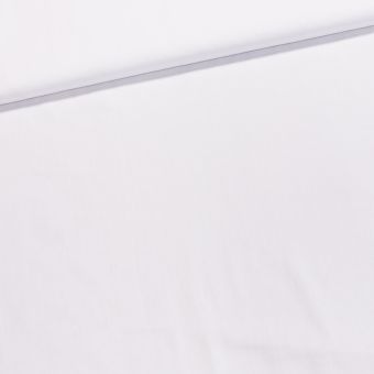 Bavlněný satén SARAH UNI bílý krojový, jemný česaný, š.140cm (látka v metráži)