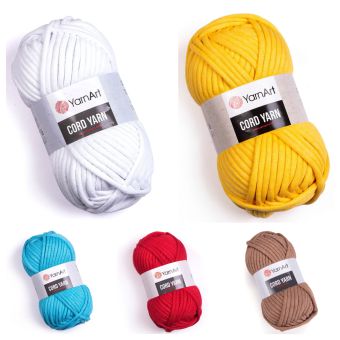 Pletací / háčkovací příze YarnArt CORD YARN jednobarevná 250g/73m