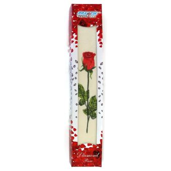 Dárkové balení froté ručníku 03, červená růže, 50x90cm 1 kus
