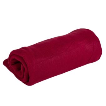 Deka fleece MyHouse UNI ČERVENÁ jednobarevná, 150x200cm