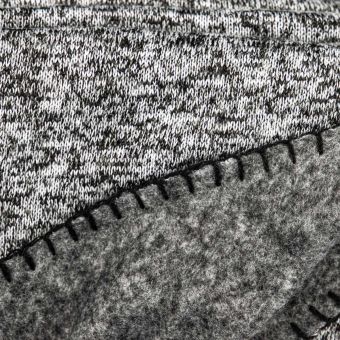 Deka FLEECE, šedý melír, 150x200cm